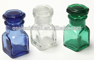 botellas de clase dental / botellas médicas coloridas