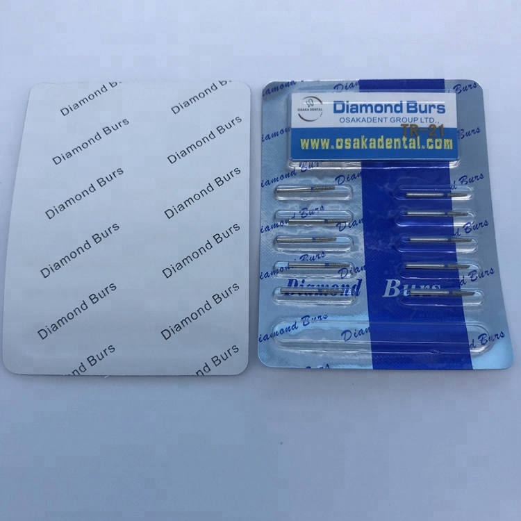 Un nuevo embalaje Osakadental FG Dental Diamond Burs para pieza de mano de alta velocidad