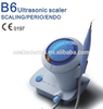 Escalador ultrasónico dental con pieza de mano sellada y seis puntas