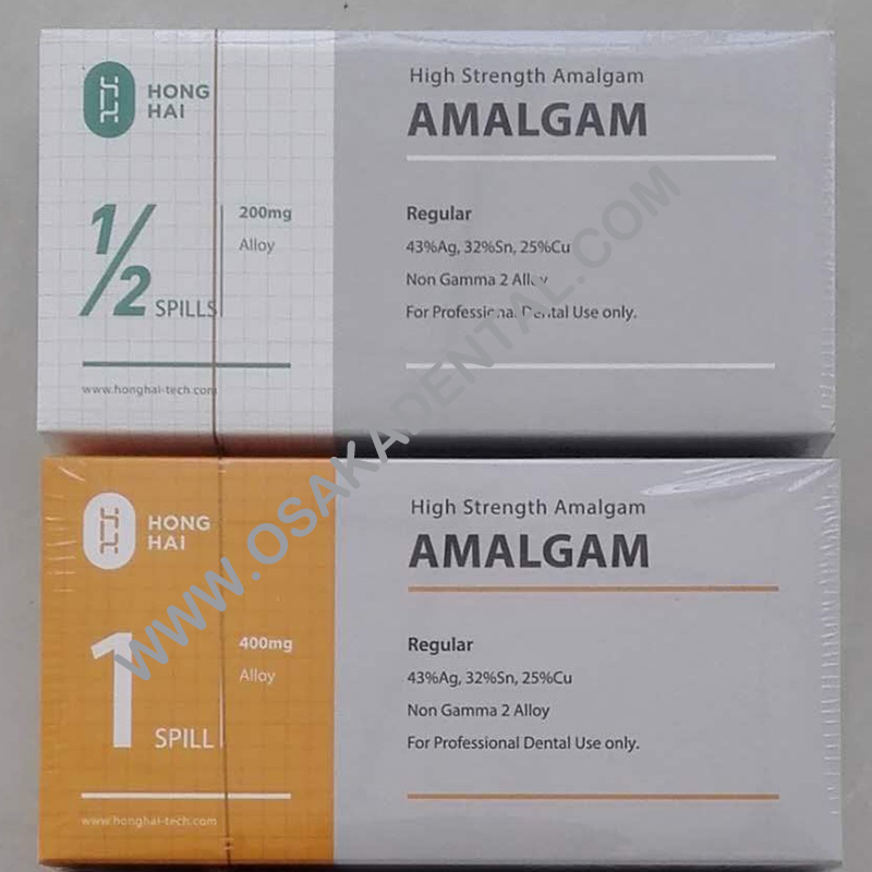 OSA-Capsule- 4 cápsulas de amalgama dental de alta resistencia Osakadental 1 Derrame 200mg 400mg 600mg 800mg