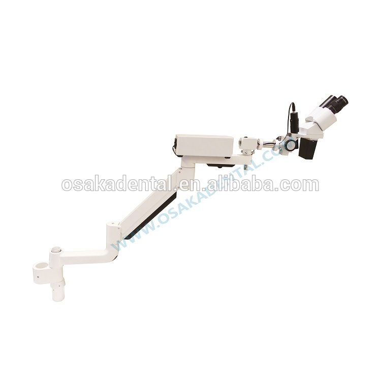 Microscopio quirúrgico dental / microscopio colgante Brazo largo Instalar en la unidad dental