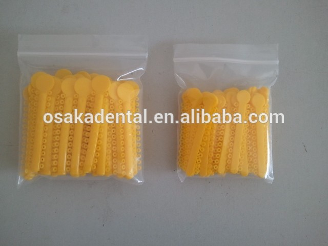 Lazo de ligadura elástica de ortodoncia dental de hermosos colores con CE