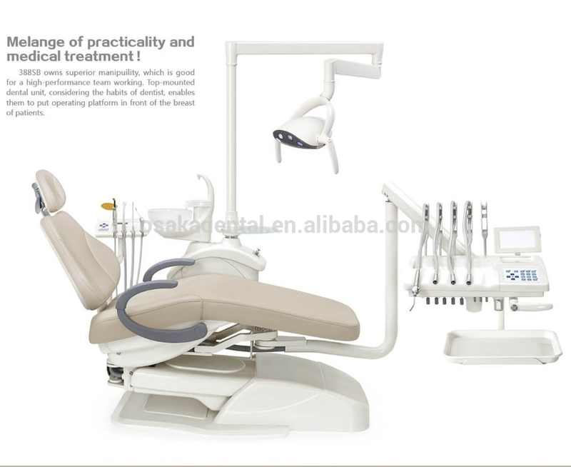 Silla dental / unidad dental inteligente de mejor calidad 2018 con caja giratoria