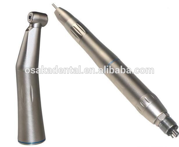 Pieza de mano interna de baja velocidad de titanio dental con fibra óptica