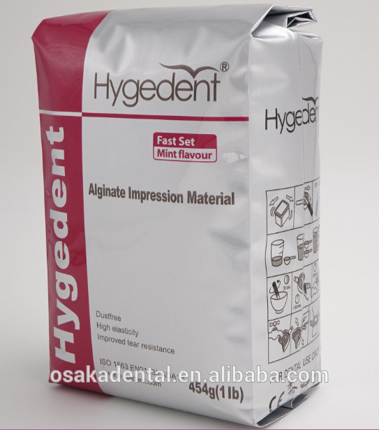 454 g de ajuste regular y rápido disponible Materiales de impresión de alginato dental con CE