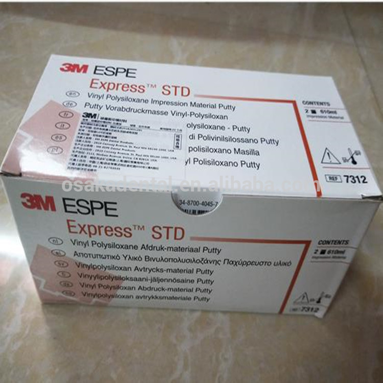 A Dental Express STD Vinilo Polisiloxano Material de impresión Masilla