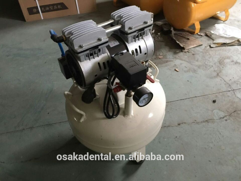 90USD 30L silencioso sin aceite con compresor de aire dental de cabeza 550W