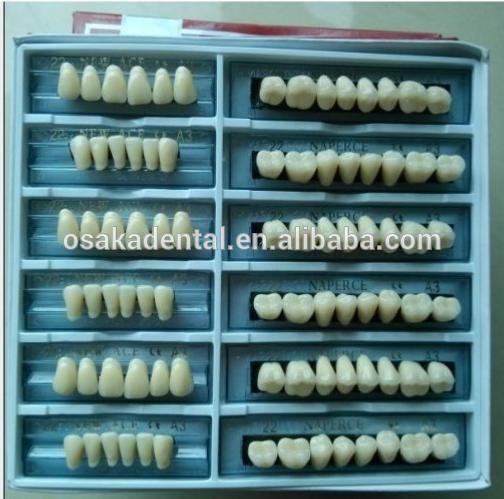 Precio más barato Precio de tres capas Dientes falsos dentales / Dientes sintéticos dentales / dentales Dientes de resina acrílica dental