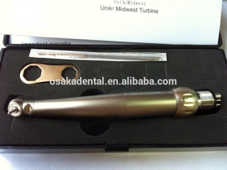 Pulsador de titanio LED generador dental pieza de mano dental con barton británico ceraming teniendo M4 o B2