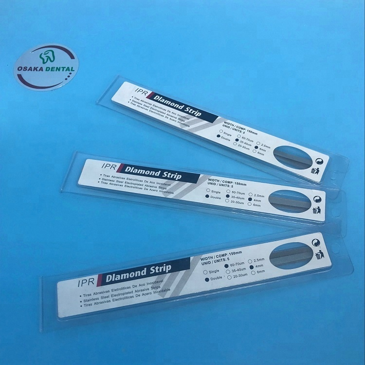 Material Dental IPR Diamond Strip para tratamiento Othodontic