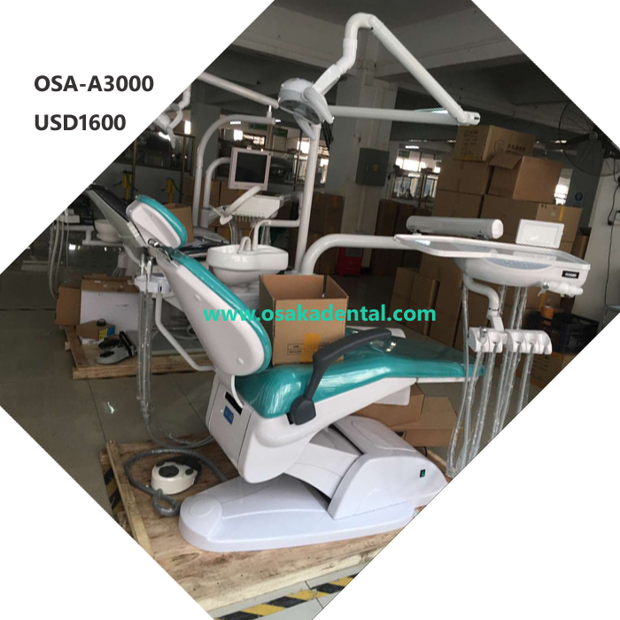 Sillón dental de OSA-A3000 / sillón de curación para clínica dental / unidad dental / Sillón dental eléctrico multifuncional precio