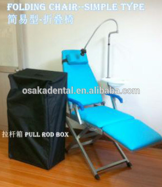 Modelo simple Silla dental portátil plegable fácil osakadental