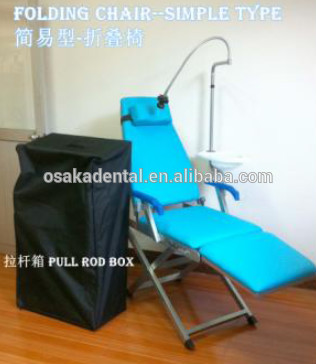 Modelo simple Silla dental portátil plegable fácil osakadental