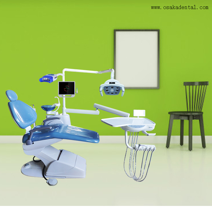 Sillón dental con cámara oral y monitor