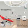 Unidad de silla dental de lujo con lámpara de sensor