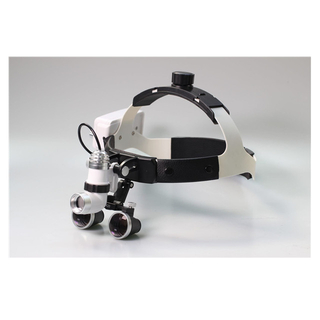 Nueva lupa de diadema dental con luz