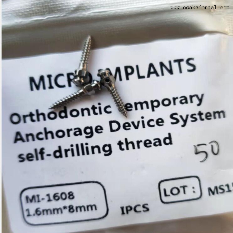 Material de implante dental Poste de microimplante dental