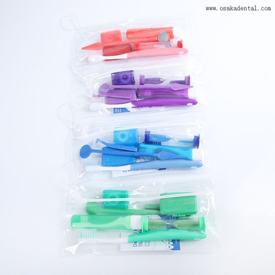 Kit de ortodoncia de 8 piezas embalado en PVC blando con temporizador