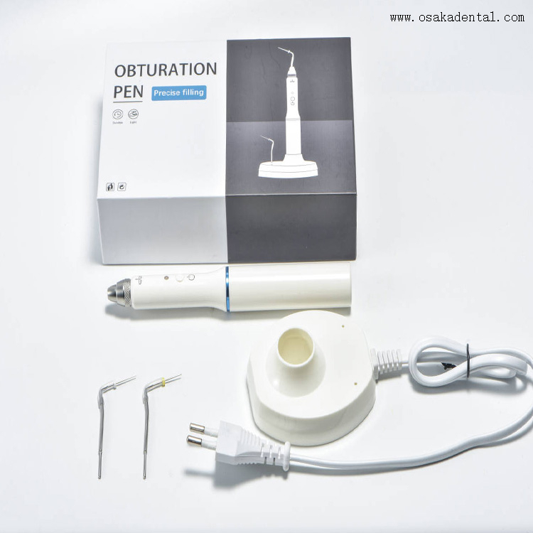 Bolígrafo de obturación dental que se puede conectar con el pasador calefactor a la base