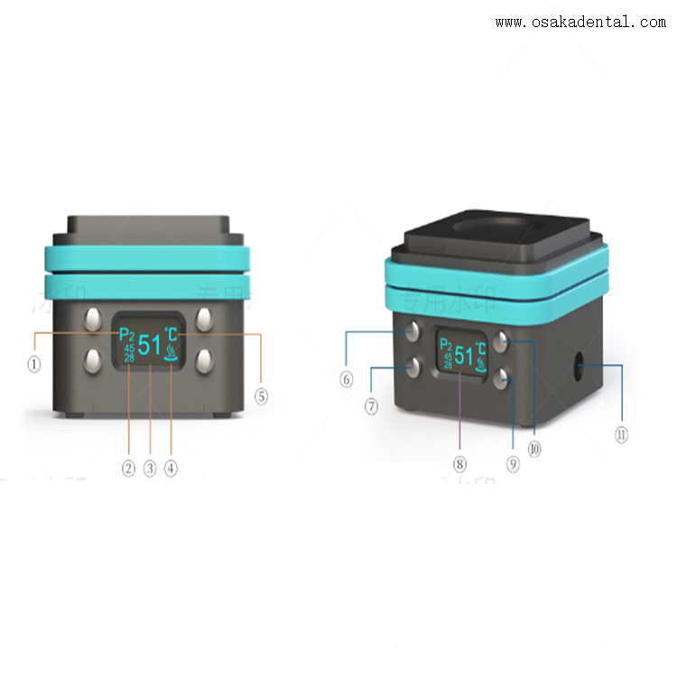Equipo dental Calentador de resina compuesta digital dental