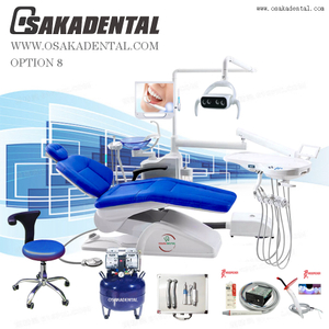 Conjunto de unidad dental con pieza de mano dental y opción completa