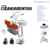Unidad de sillón dental con opciones de equipo dental y carrito móvil