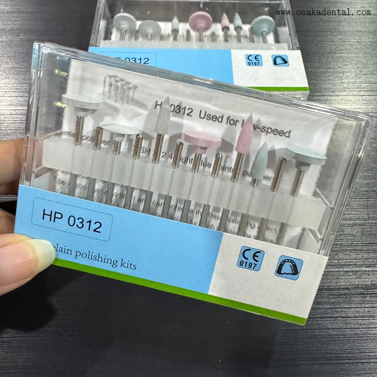 Kit de Pulido Dental HP 0312 para pieza de mano de baja velocidad