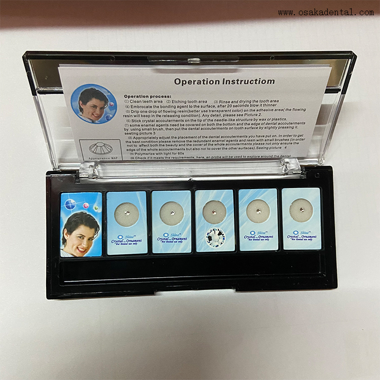 Accesorios dentales Gemas para dientes de cristal o diamante