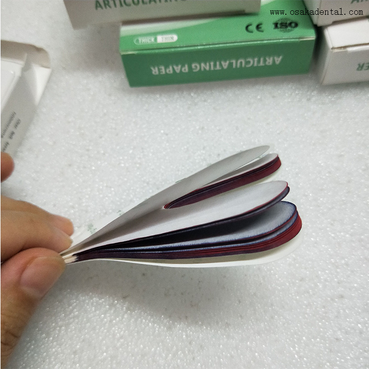 Papel para articular de boca completa con herradura