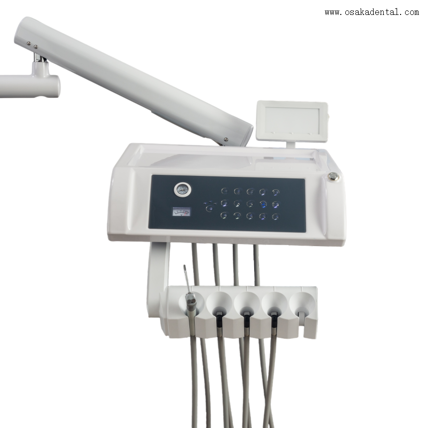 Unidad dental de lujo con sistema de control de pedal multifunción 