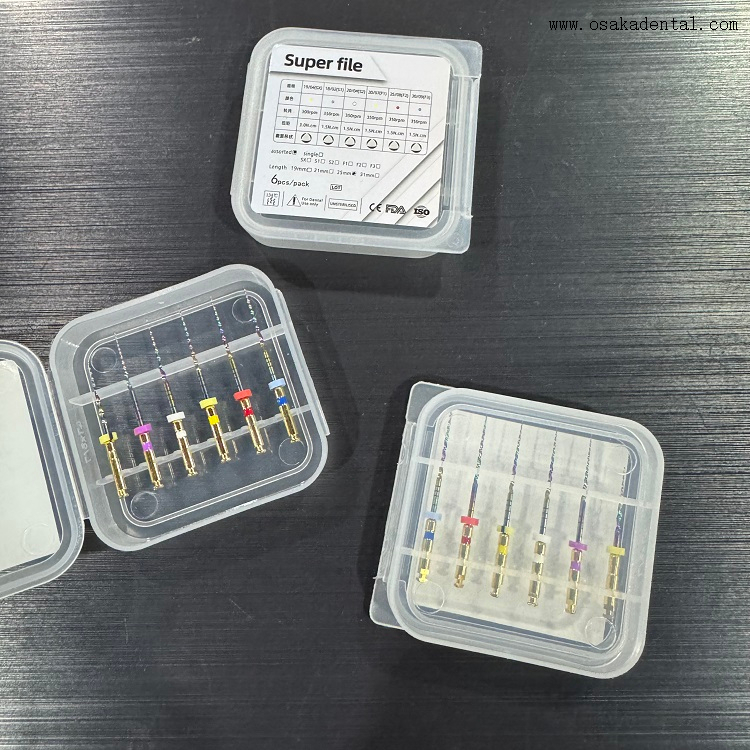 Dental Super Files Protaper Endo Files coloridos OSA-V3-C