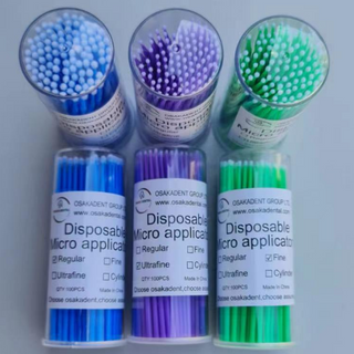 Cepillos microaplicadores 100 Uds. Cepillos desechables