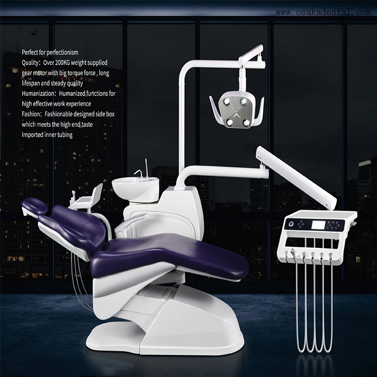 Unidad de sillón dental con sistema de calentamiento de agua termostático