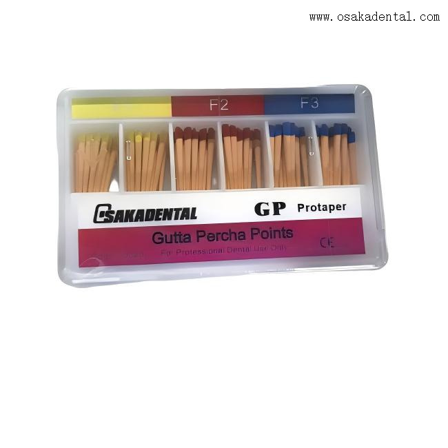 Puntas dentales de gutapercha cónicas grandes F1-F5