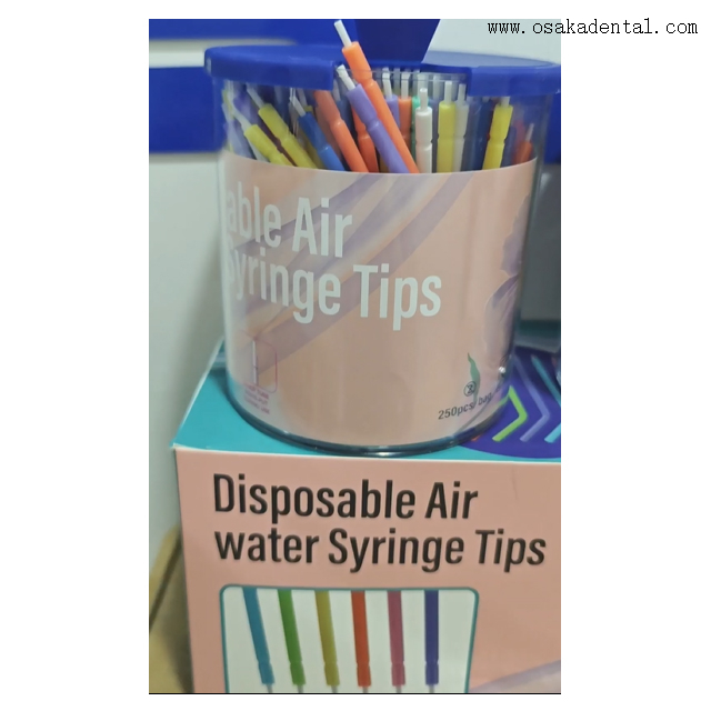 Jeringa de agua desechable Dental multiusos, accesorios para blanqueamiento dental