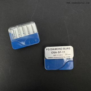 Dental FG Diamond Bur 5 unids/caja OSA-F656-T4 nuevo embalaje