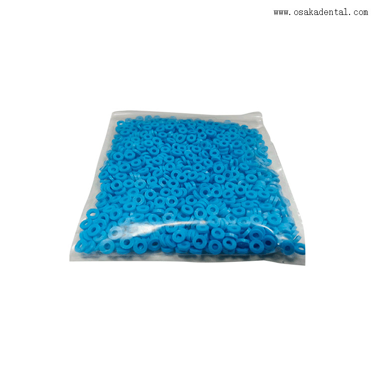 Ortodoncia Separadores Dientes Elásticos Posterior Azul Grande