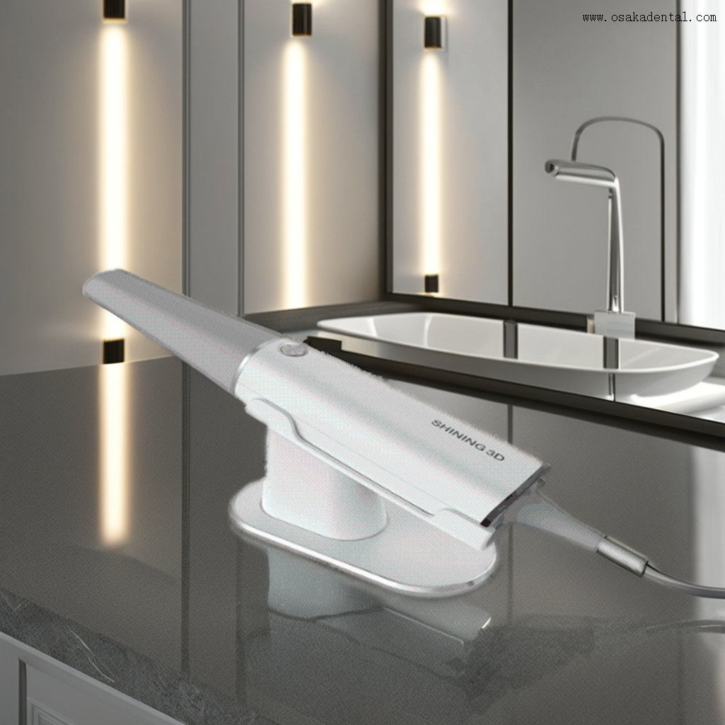 Brillante escáner oral 3D para funcionamiento en laboratorio dental