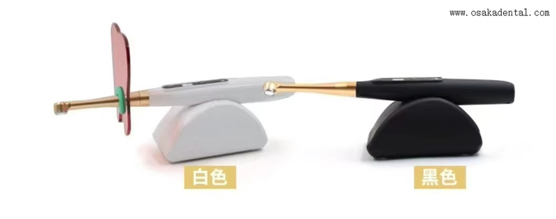 Lámpara de polimerización dental de un segundo, color blanco y negro