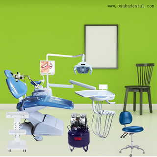 Unidad de sillón dental de alta calidad con monitor de 17 pulgadas