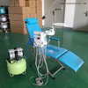 Unidad de silla dental portátil con compresor