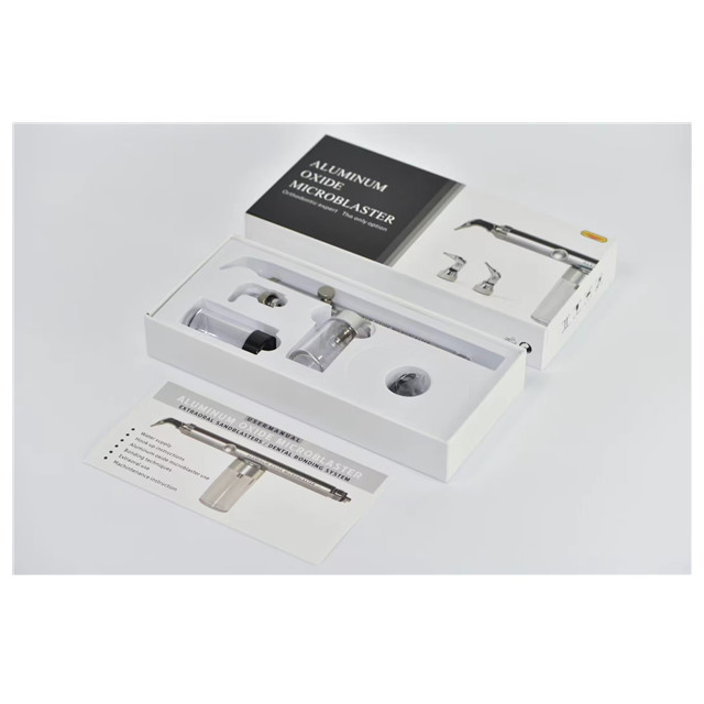 Microblaster de óxido de aluminio dental con pulverizador de agua para ortodoncia