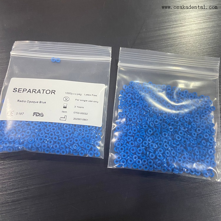 Separador elástico de ortodoncia Dental 1000 unids/bolsa OSA-P29