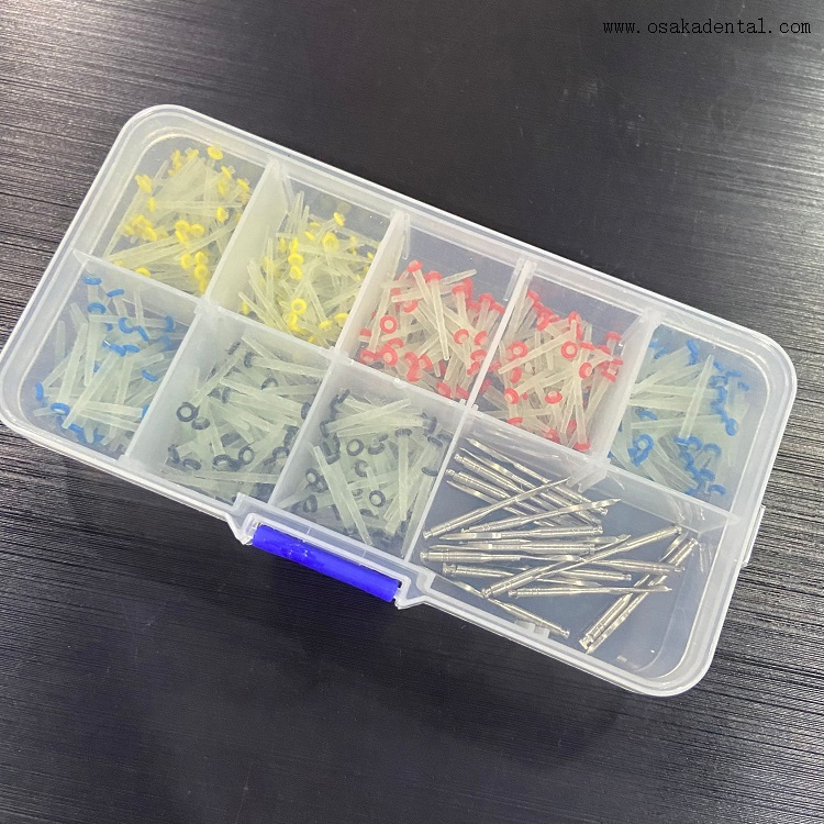 Dental Fiber Post Square Box con ejercicios de 20 piezas 400 piezas/paquete OSA-S018