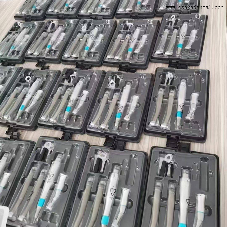 Juego de piezas de mano dentales con pieza de mano de alta y baja velocidad