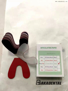 Papel de articulación dental Papel consumibles dentales