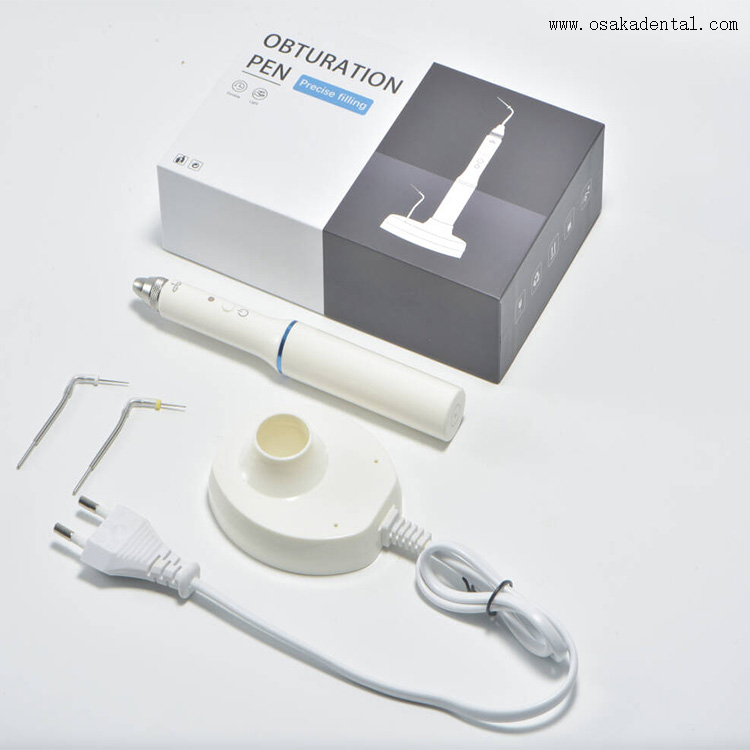 Bolígrafo de obturación dental que se puede conectar con el pasador calefactor a la base
