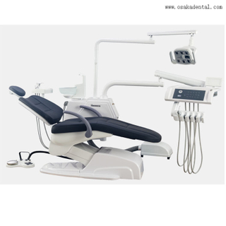 Producto de sillón dental de lujo con un taburete de dentista, precio de equipo de unidad dental, sillón usado