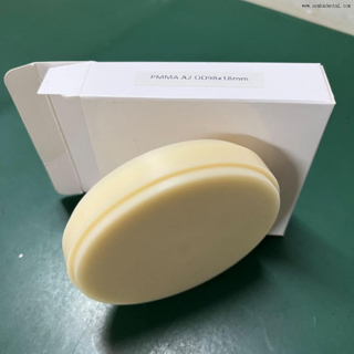 Barra de PMMA para material de uso dental