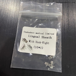 Funda Lingual de Ortodoncia Dental con Gancho Derecha